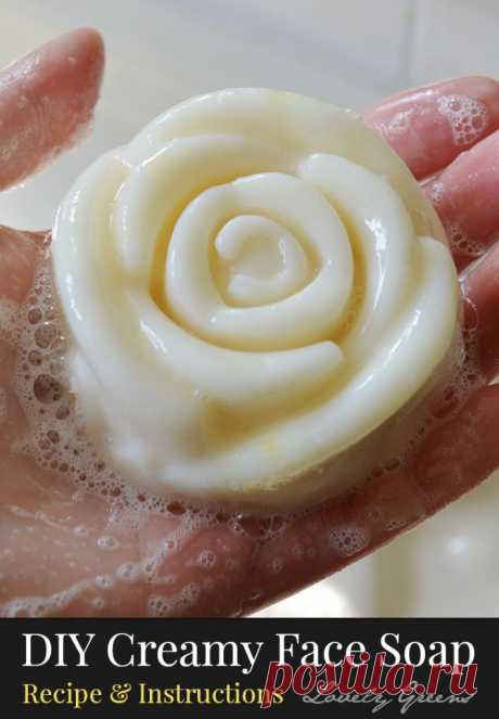 Moisturising Shea Butter Face Soap Recipe and Instructions | Lovely Greens