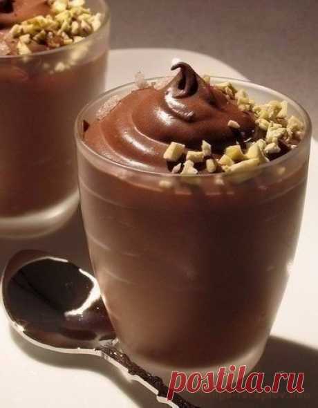 Десертный шоколадный пудинг.