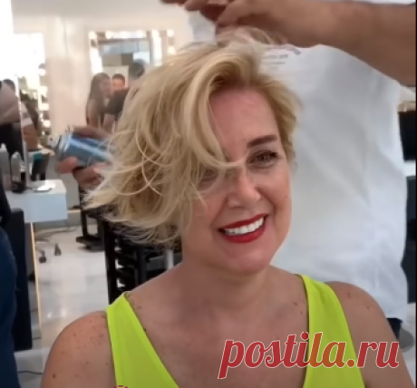 Женщина с тонкими волосами решила сделать короткую стрижку и "не прогадала" в своем выборе (фото до и после) | Woman Style | Яндекс Дзен