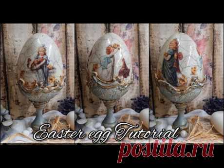 Easter egg ♡♡♡Decoupage tutorial