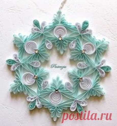 Quilled Snowflake by Pinterzsu on DeviantArt