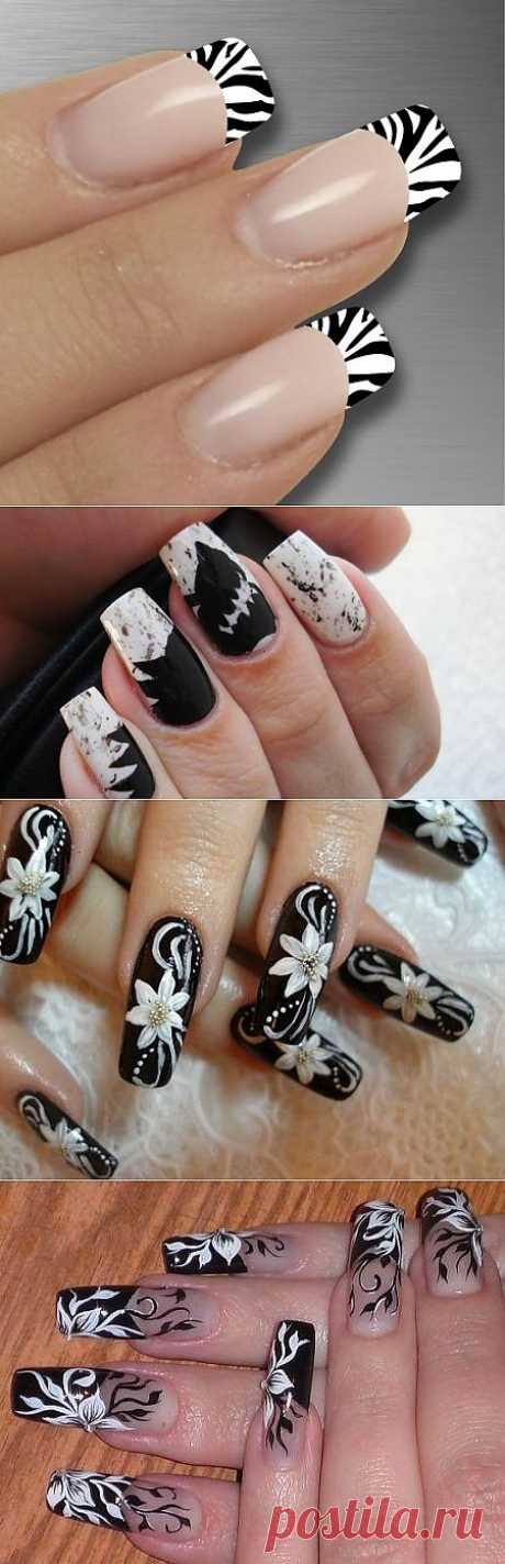 20 Black and White Nail Designs ‹ ALL FOR FASHION DESIGN