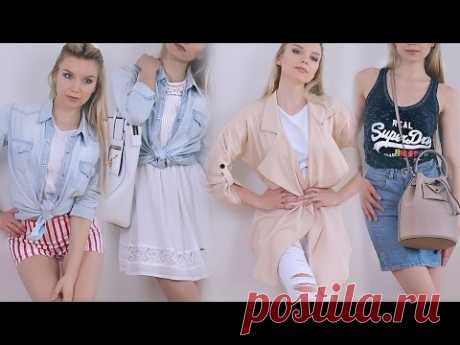 БАЗОВЫЙ ГАРДЕРОБ на ЛЕТО + составляем OUTFIT-ы / Summer wardrobe essentials 2015