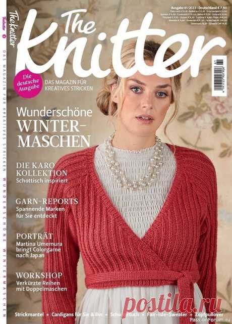 Вязаные модели крючком в журнале «The Knitter Germany №61 2022 »