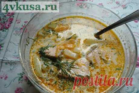 Сливочный суп с форелью | 4vkusa.ru