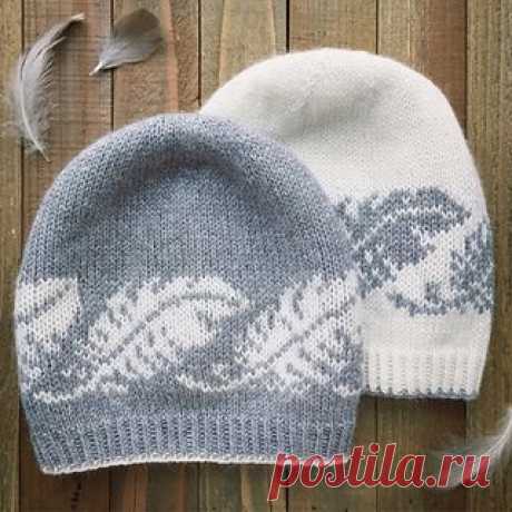 The Featherlight Beanie lives up to its name - light as a feather and impossibly soft - knit in Lux Adorna Knits’ 100% Cashmere Sport Weight yarn. The beanie begins with a contrasting edge and crisp ribbing, and features an alternating feather motif that circles the body of the hat. The following pattern is recommended for intermediate-level knitters who have experience with stranded colorwork, reading from charts, and knitting in the round. The gray sample uses colorways Kitten (Main Color)...