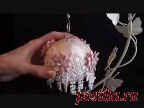 Lace Christmas Baubles ( Tresors de Luxe Design Team Project 11)