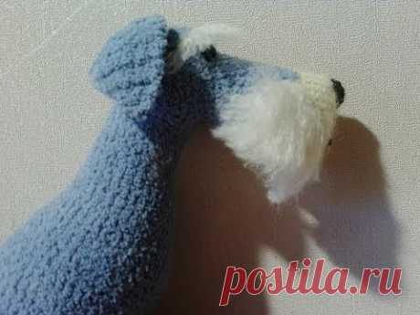 Великолепный пес цвергшнауцер,ч.1.  Magnificent dog Miniature Schnauzer, р.1. Amigurumi. Crochet.