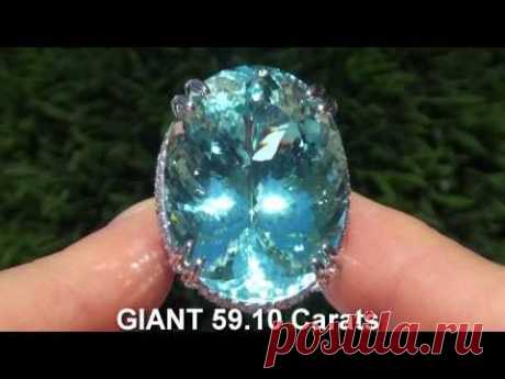 $10 Million Dollar World's Largest Natural Paraiba Tourmaline Ring For Sale