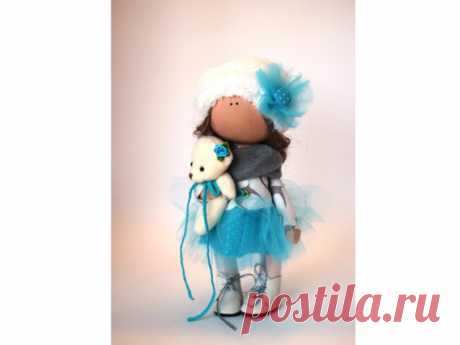 Tilda doll Fabric doll Summer doll handmade by AnnKirillartPlace