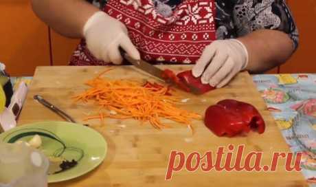 Капуста быстрого приготовления: рецепт салата со сладким перцем и чесноком
