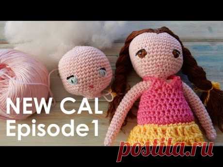 Crochet Amigurumi Doll CAL Ep1 - Head and Eyes