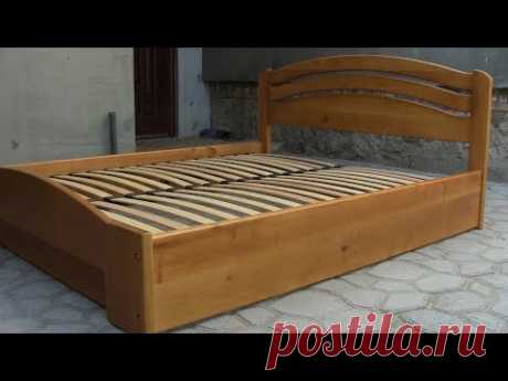 Изготовление двуспальной деревянной кровати от А до Я, Покраска и сборка
