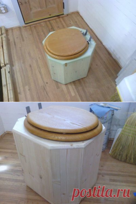 Компостный деревянный туалет своими руками