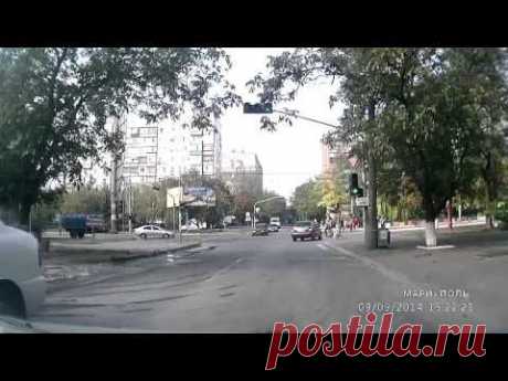 Авария в Мариуполе 09 09 2014 | Video.Zabarankoi.ru
