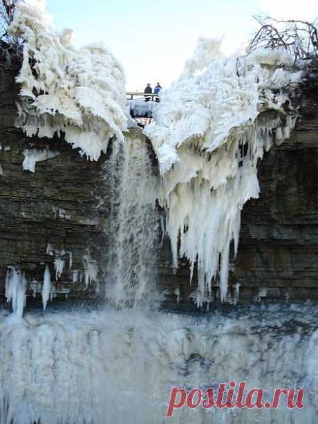 (+1) - Удивительные, Самые красивые Замерзшие Водопады Мира! | ДОМОХОЗЯЙКИ+
