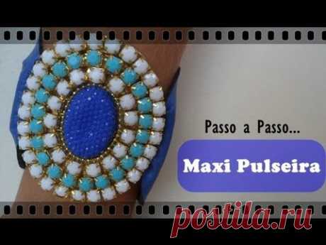 ▶ Passo a Passo #20 - Maxi Pulseira Klein - YouTube
