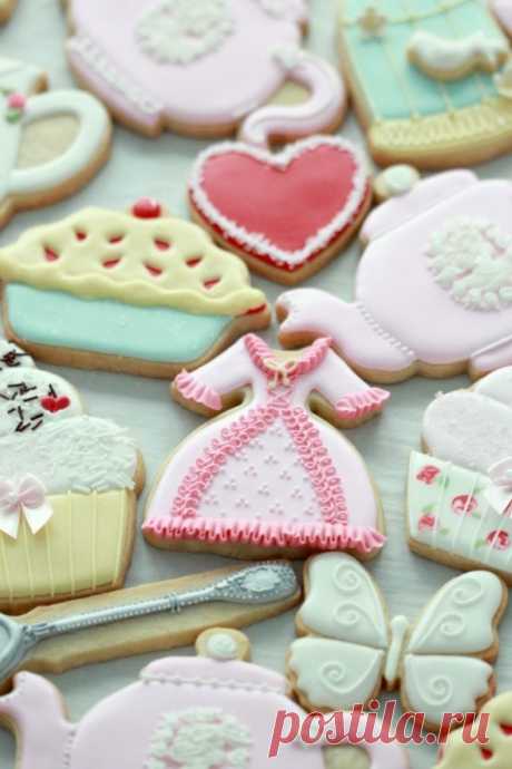 High Tea Party Decorated Cookies | Sweetopia