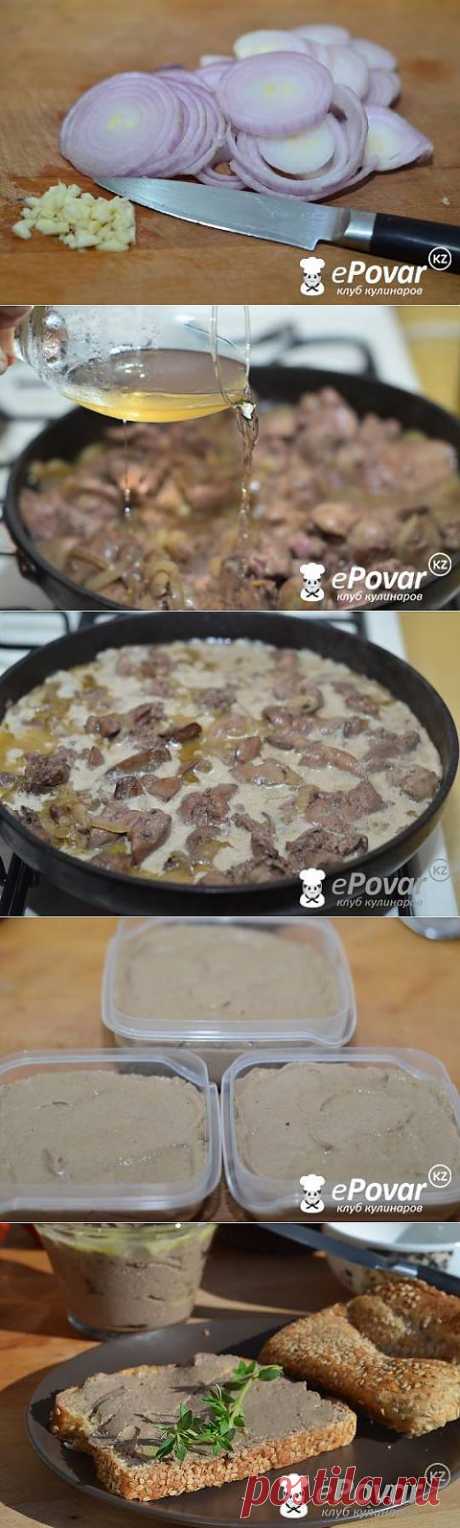 Паштет из куриной печени — Рецепт приготовления с фото — Закуски, Холодные закуски