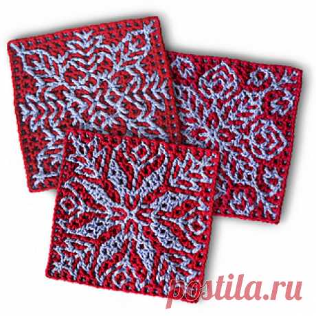 The Potholders 4, 5 and 6 pattern by Svetlana Rogatykh 
Skill level: advanced
