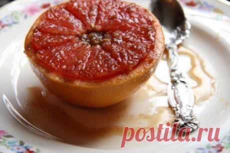 Запеченный грейпфрут с корицей и коричневым сахаром / Speleologov.Net - мир кейвинга
