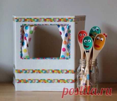 Домашний кукольный театр. Простые идеи создания театра. | Handmade для всех | Яндекс Дзен