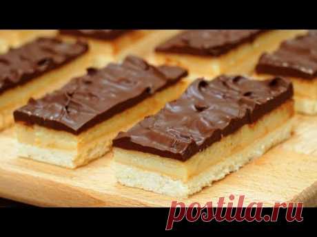 ТВИКС в Домашних Условиях | Homemade Twix Bars | Кулинарим с Таней