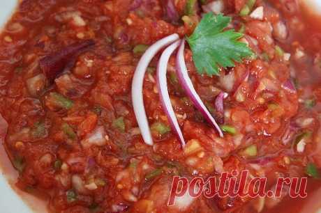Очень вкусная, яркая… Мексиканская сальса из летних помидоров — Вкусные рецепты