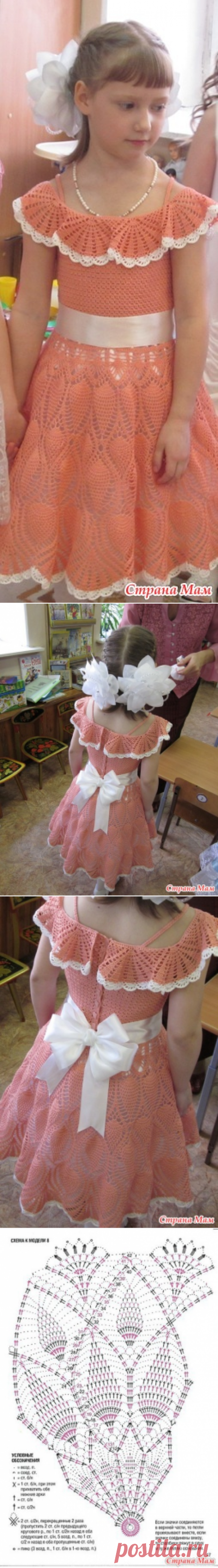 Платье внучке на выпускной в садике - Вязание - Страна Мам