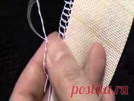 (4662) Урок по шита дантела кене - 3 част Armenian Needle lace | игольное кружево | Youtube, Ткани и Кружева
