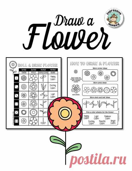Drawing Flowers | Expressive Monkey
