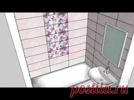 Дизайн ванной комнаты в SketchUp
