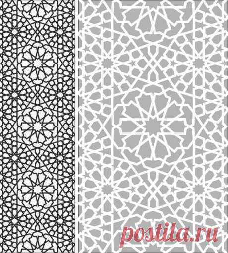 Пескоструйный рисунок обои арабские для  плоттерной резки, дизайнерский шкаф-купе.