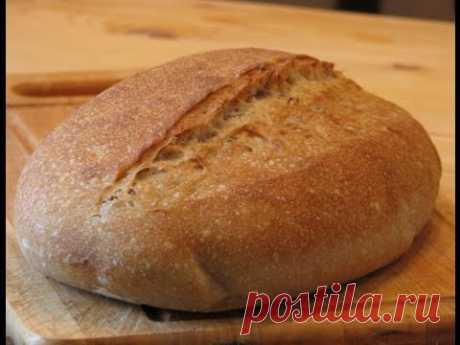 Французский белый хлеб на закваске