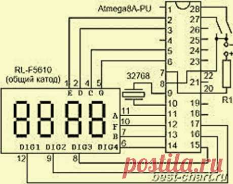 ЧАСЫ НА ATMEGA