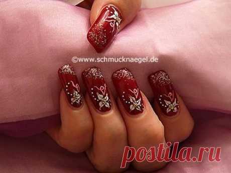 Дизайн ногтей сказочный цветок. Урок 104 | www.Godlike-Nails.ru