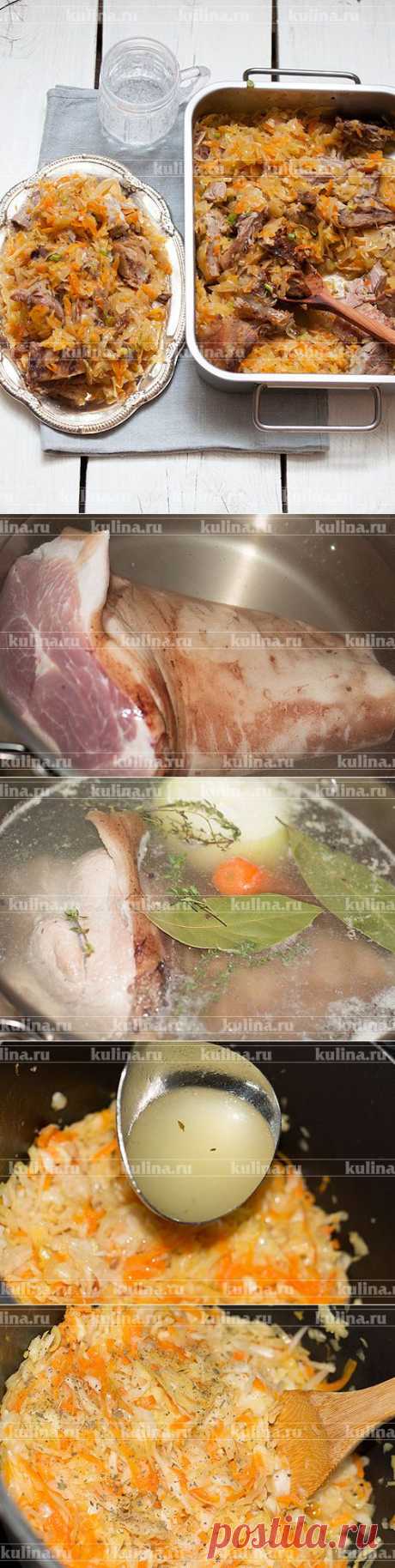 Рулька в духовке с капустой – рецепт приготовления с фото от Kulina.Ru