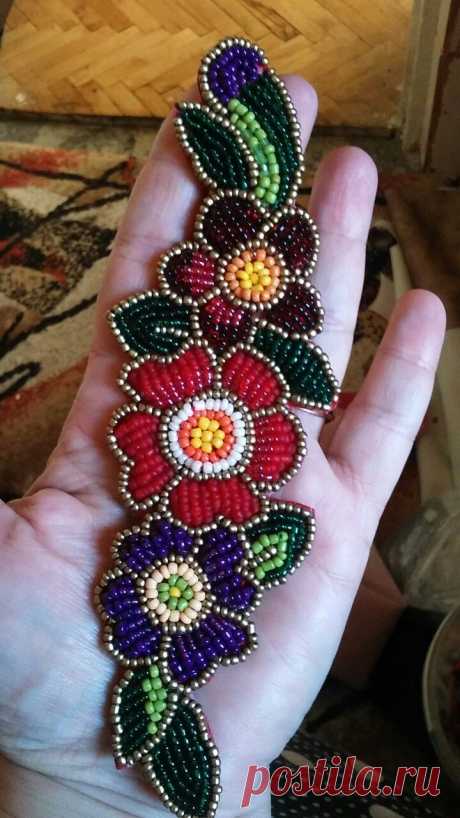 Beaded flowers