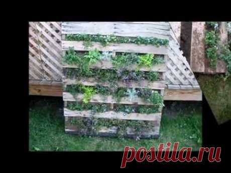 Building a Vertical Pallet Garden - YouTube