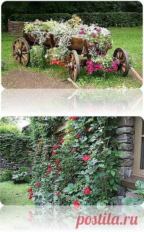 Оформление малого сада - создание живописных композиций
