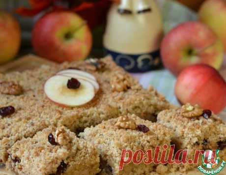 Яблочно-ореховый пирог – кулинарный рецепт