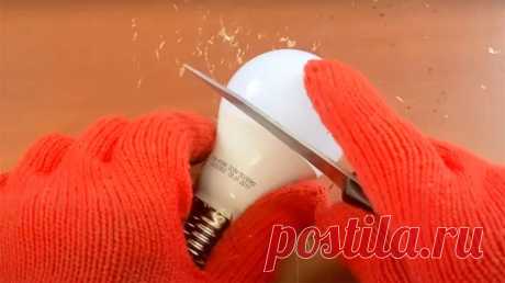 Как доработать светодиодную лампочку и сделать её практически вечной