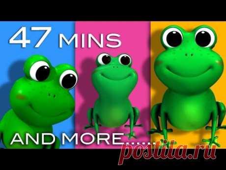 Five Little Speckled Frogs | And More Nursery Rhymes | 47 Minutes Compilation from LittleBabyBum