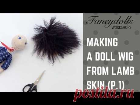 FANCYDOLLS Workshops: Making a doll wig/ Делаем парик для куклы (p.1)