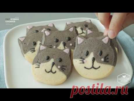 야옹야옹~😽 고양이 아이스박스 쿠키 만들기 2탄! : Cat Icebox Cookies Recipe | Cooking tree