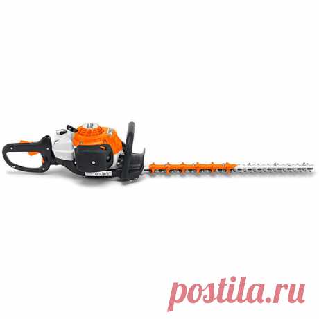 Бензиновые мотоножницы Stihl HS 82 R, 75 см предназначены для фигурной стрижки кустарника, для подстригания и ухода за низкорослыми вечнозелёными живыми изгородями и мелколистными декоративными деревьями. Специальная геометрия ножа обеспечивает чистый, точный рез. Эти садовые ножницы прекрасно режут как вертикально, так и горизонтально. Агрегат обладает небольшой массой и незначительными вибрационными нагрузками и редуктором, позволяющим снизить скорость до 3000 ходов в минуту.