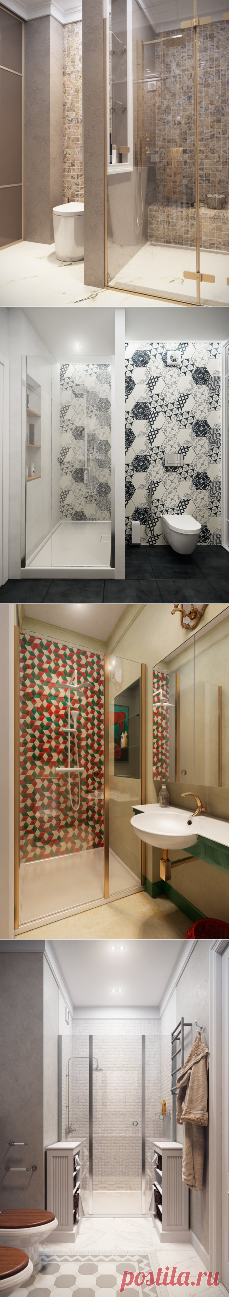 Делаем душ в небольшом санузле: советы + пример | Свежие идеи дизайна интерьеров, декора, архитектуры на INMYROOM
