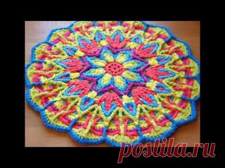 Mandala Tejida a Crochet