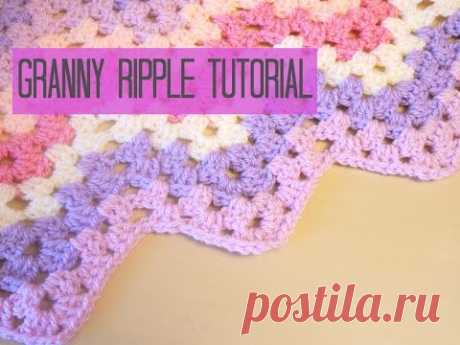 CROCHET: Chevron/Granny ripple tutorial | Bella Coco