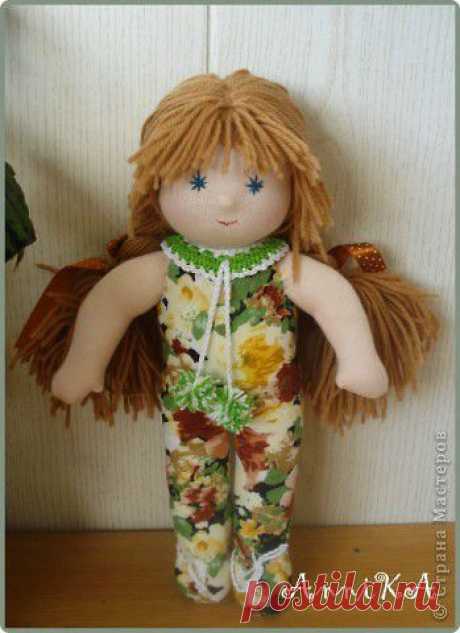 УРОК 1. МАстер-класс по шить простой вальдорфской куклы со статичной прической | Страна Мастеров